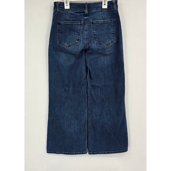 KUT From The Kloth Meg Wide Waistband Wide-Leg Jeans - Picture 9 of 9
